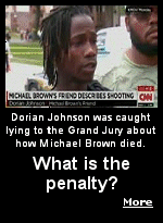 Witnesses said Brown had been shot in the back, that he was face-down on the ground when Officer Wilson ''finished him off'.  But, when faced with facts, some admitted that they did not see the shooting at all.